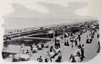 Ett kokotternas älsklingsställe, strandpromenaden på Sestroretzk. Ett kokotternas älsklingsställe, strandpromenaden på Sestroretzk.