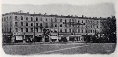 Hôtel d’Angleterre och Isaksplatsen.