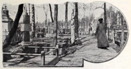 Från de dödas stad.<b(Armeniska kyrkogården.)