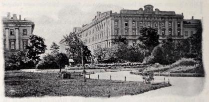 Michaelstorget med Hôtel de l’Europe.