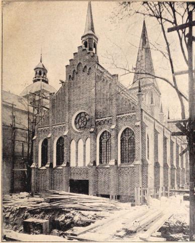 »Gamla Stockholm»:	Storkyrkan. I.<bEfter fotografi för »För Svenska Hem» af B. Orling. (Jan. 1897.)