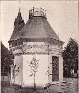 Scagliols paviljong (se sid. 138). Scagliols paviljong (se sid. 138).