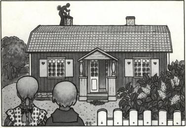 Teckning av Brita Ellström.
