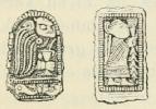 Fig. 2, a och b. »Guld-gubbar.» Bornholm. <smal<su1</su</smal/<smal<su1</su</smal.
