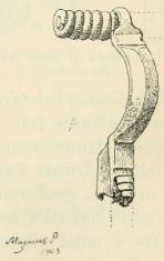Fig 15. Fibula af brons. Kobbeå, gr. 11, Bornholm.