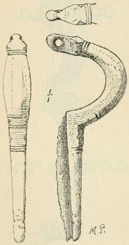 Fig. 16. Fibula af brons. Saltuna, Bornholm.