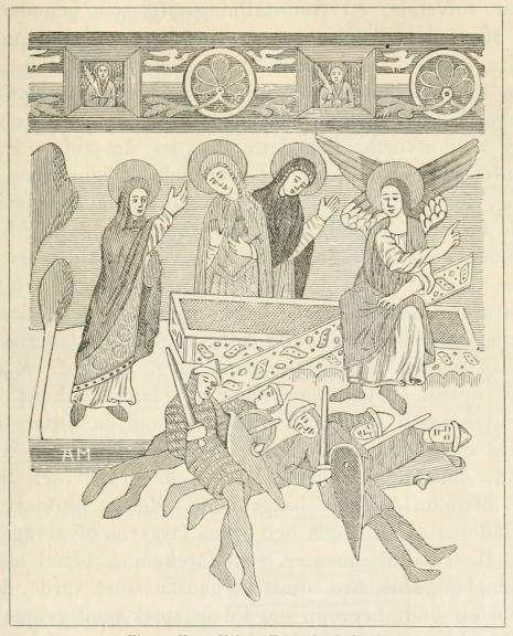 Fig. 1. Väggmålning. Vrigstad. Småland.