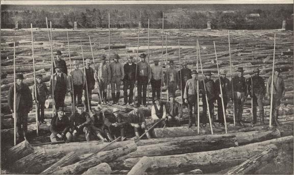 »Fästesprängare» vid Svenhammars skiljebom, Ljusdal.<b<smalFoto Rehnström, Ljusdal.</smal