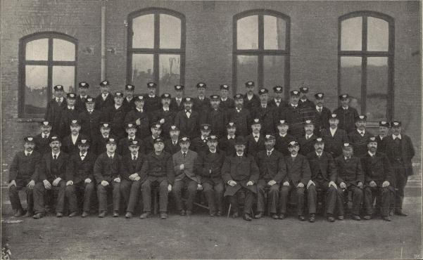 Göteborgs gasverksarbetarekår.<b<smalFoto Rinman, Göteborg.</smal