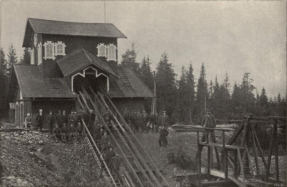 Komministergrufvan, Striberg.<b<smalFoto Hakelier, Örebro.</smal