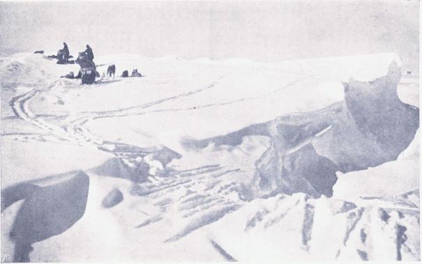 På vei mot Sydpolen.