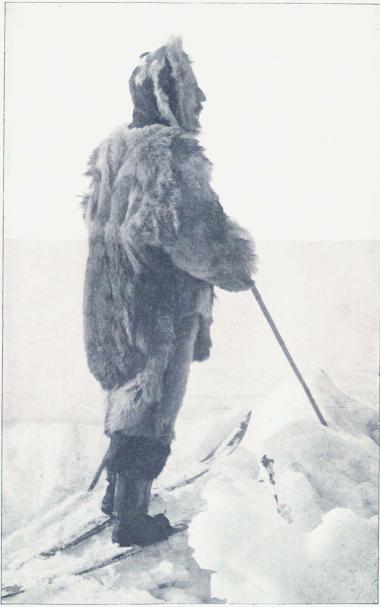 Roald Amundsen på Sydpolferden.