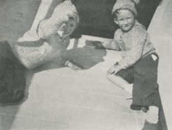 Joséphine-Charlotte och Baudouin på<bbåtresa mellan Belgien och Sverige. Joséphine-Charlotte och Baudouin på<bbåtresa mellan Belgien och Sverige.