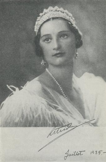 Ett av de sista fotografierna av drottning Astrid.