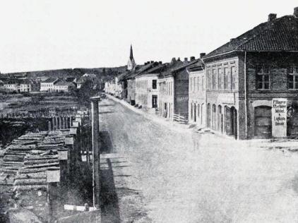 Strandgata, Hamar 1875