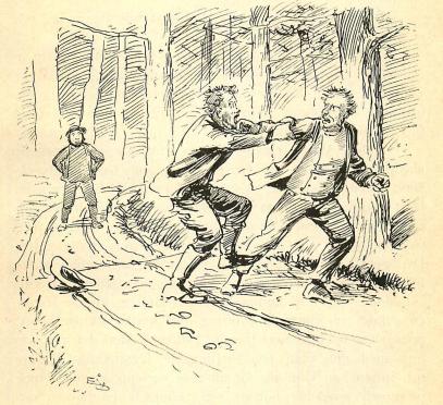 <smalIll. E Å-g[=Emil Åberg]</smal<bDe skrefvade och grinade illa