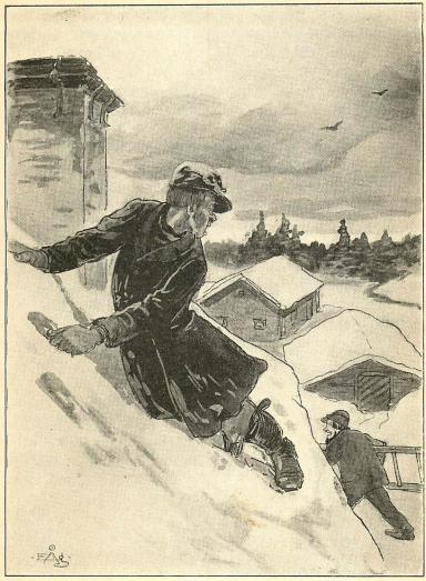 <smalIll. E Å-g[=Emil Åberg]</smal<bNär jag ett par minuter efteråt fick se Sven masa åstad.