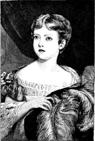 ﻿Prinsessan Victoria vid tio års ålder.