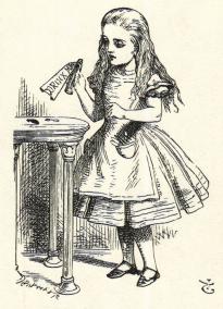 ALICE<bsådan John Tenniel såg henne.