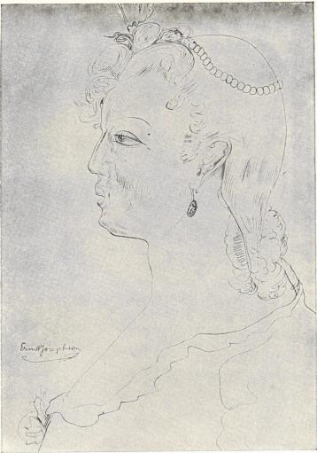 Teckning av Ernst Josephson.