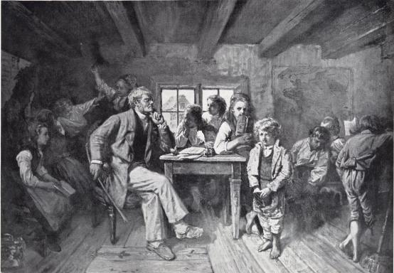 <smalSKOLA I DELSBO SN, HÄLSINGLAND. BILD 8.                                        I. W. WALLANDER</smal