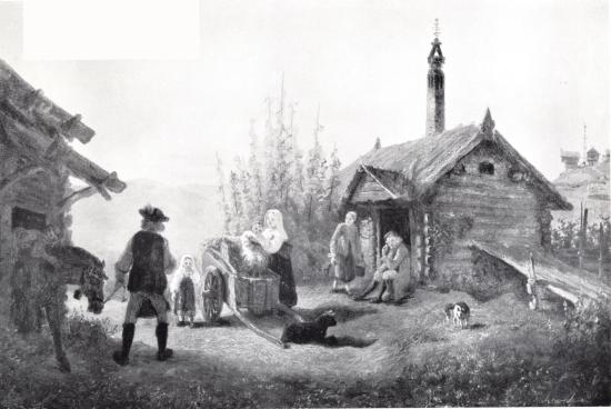 <smalMOTIV FRAN ORSA SN, DALARNA. BILD 11.                                                O. ARBORELIUS</smal