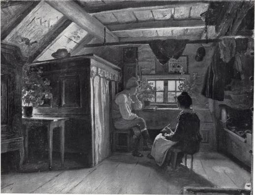 <smalSTUGINTERIÖR. SORUNDA SN, SÖDERMANLAND. BILD 62.                A. J. G. VIRGIN</smal