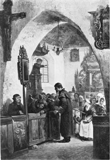 <smalGUDSTJÄNST I KÖINGE KYRKA, HALLAND. BILD 69. S. NILSON</smal