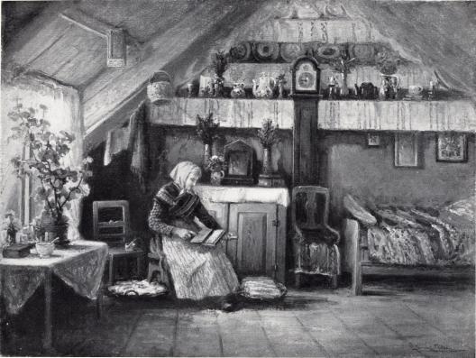 <smalIll. Severin Nilson<bSTUGINTERIÖR. MELLERSTA HALLAND. BILD 71.                                                S. NILSON</smal