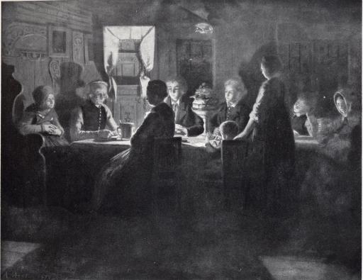 <smalIll. A. Montan 1873.<bJUL. VEMMENHÖGS HD, SKÅNE. BILD 93.                                        A. MONTAN</smal