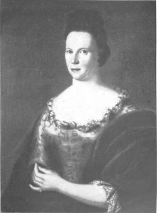 Fru Maria Polhem.<b<smalOljemålning 1703. Stjernsund.</smal