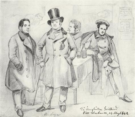 BENJAMIN LEYA.<b<smalPå resa till Tyskland 1842.</smal