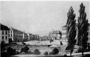 Kungsportsplatsen på 1880-talet