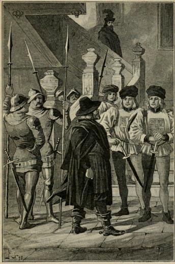 <smalIll. J. N.[=Jenny Nyström]</smal<bEtt trotsigt hånlöje spelade i deras smilande drag. (Sid. 268.)