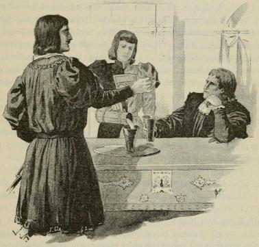 <smalIll. J. N.[=Jenny Nyström]</smal<bKertilsvennen kom med vinet och kredensade det för de båda herrarne. (Sid. 68.)