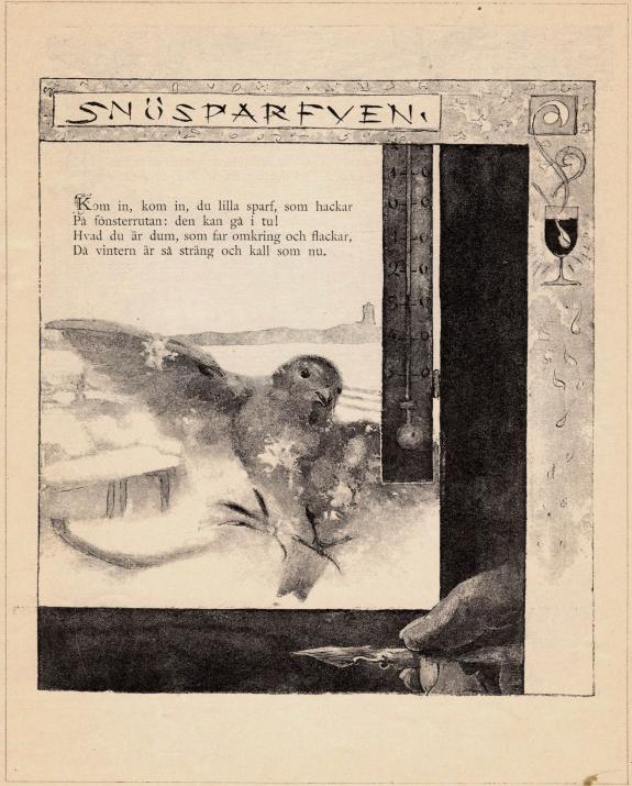 <biSNÖSPARFVEN.</bi