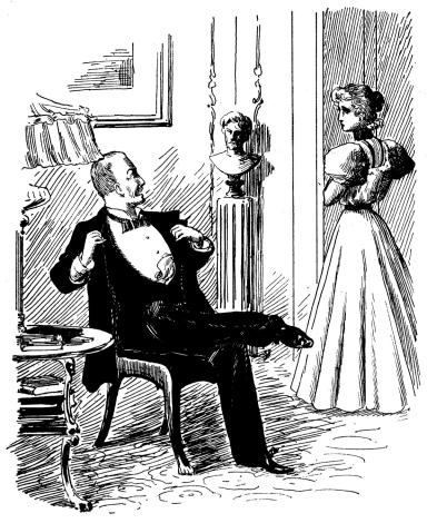 <bNär han fick se henne, gaf han till ett hånskratt. (Sid. 233).