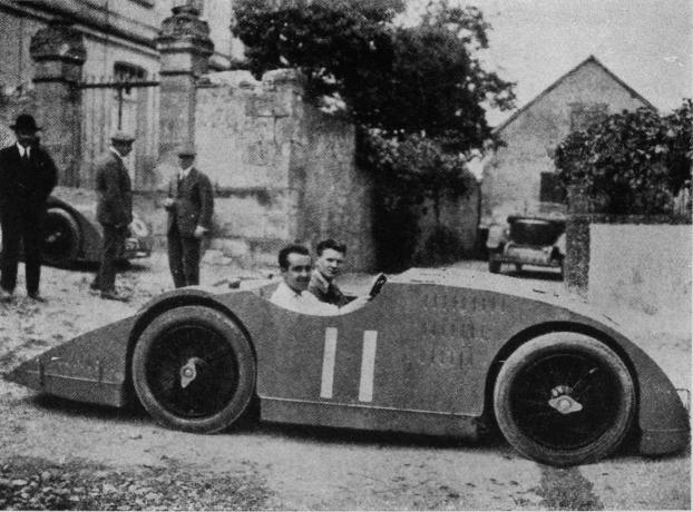Pierre de Vizcaya på Bugatti.