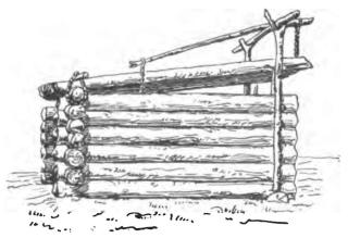 Fig. 3.    Bås eller åfall, rekonstruktion.