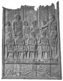 Fig. 18. Trämodell till järnhäll.<bOhs bruk, Småland. Nord. Mus. 67040 a. Fig. 18. Trämodell till järnhäll.<bOhs bruk, Småland. Nord. Mus. 67040 a.