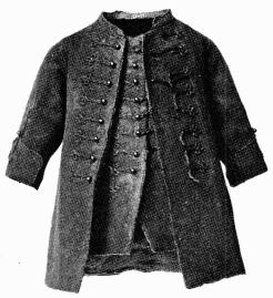 Fig. 14. Gossdräkt af grönt kläde.<b1760-talet. N. M. 109 892.
