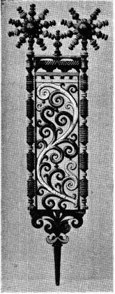 Fig. 13. Rockblad, Öfverkaliks sn, Västerbotten. L. 52,5 cm. N. M. 73401.