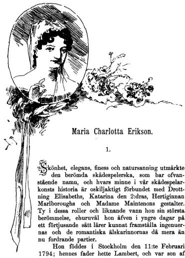 <smalIll. V.A.[=Vicke Andrén]</smal<b<bi<biMaria Charlotta Erikson.</bi</bi