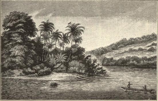 Finsch-hafen i Kejsar Wilhelms land.