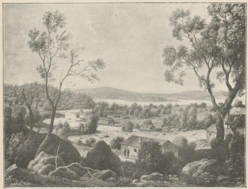 Tammerfors.<bEfter litografi, utförd år 1822 af C. v. Kugelgen.