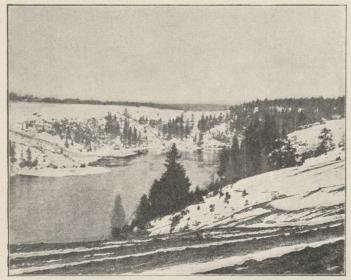 Landskap i Tammerforstrakten (Nokio ström). Landskap i Tammerforstrakten (Nokio ström).