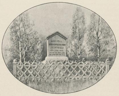 Minnesvården öfver Duncker vid Hörnefors. Minnesvården öfver Duncker vid Hörnefors.