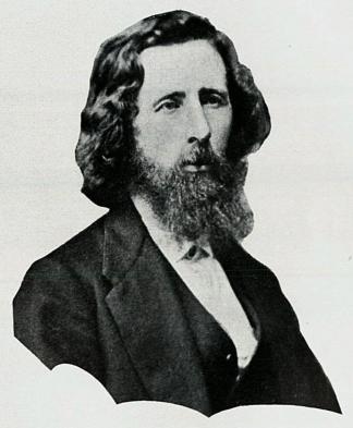Chr. Bruun frå yngre år.