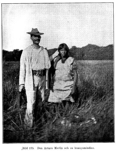 Bild 175. Don Arturo Merlin och en huanyamindian.