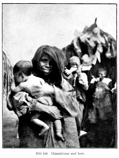 Bild 248. Chāmakvinna med barn.